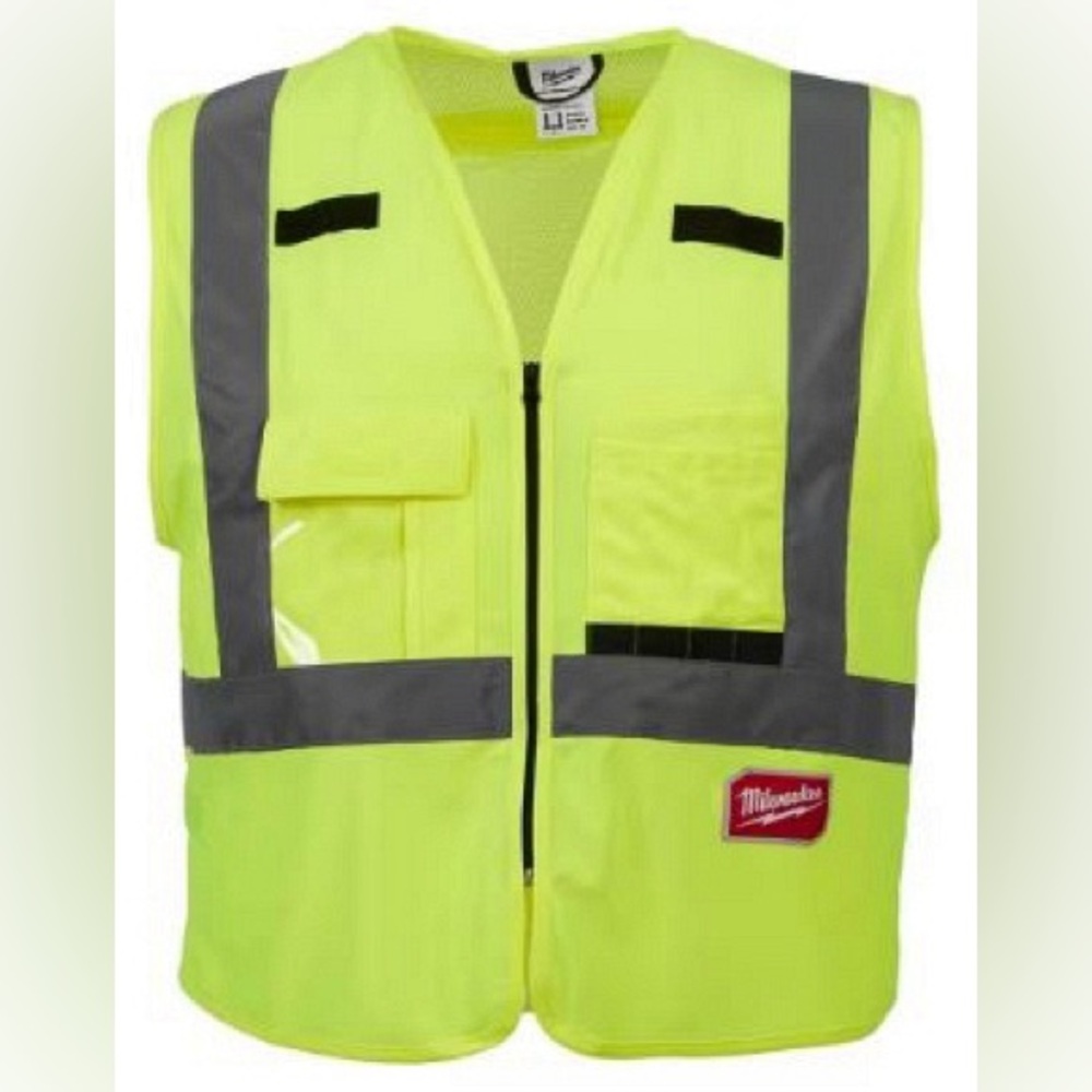 Milwaukee Class 2- Type‎ R- High Visibility Safety Vest 🦺